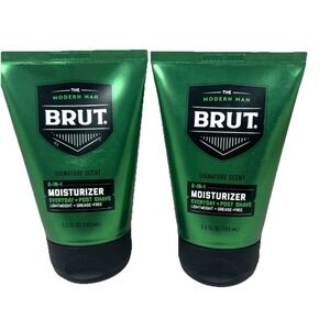 2pack Brut Modern Man 2in1 Moisturier Everyday Post Shave Signature Scent 3.5oz